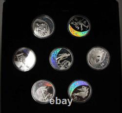 2007-2010, 25 Dollars, Vancouver Olympics, Silver 15-Coin Set