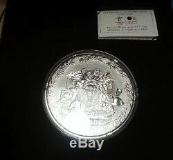 2007 2010 Canada 250 Vancouver Olympics Games kilo Silver Coin BOX COA