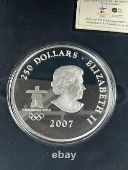 2007 Canada $250 Kilo Silver Coin Olympic Games Early Canada Mac's Special