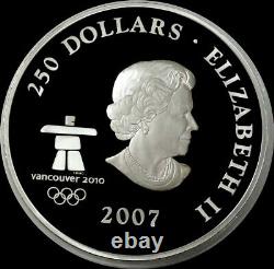 2007 SILVER CANADA KILO PROOF 32.15 oz VANCOUVER OLYMPICS $250 COIN