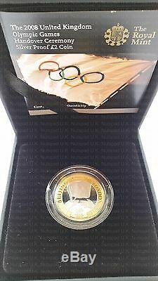 2008 £2 Silver Proof' Olympic Games Handover Ceremony To London'Two Pound Coin