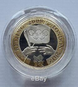 2008 £2 Silver Proof' Olympic Games Handover Ceremony To London'Two Pound Coin