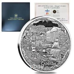 2008 $250 Vancouver 2010 Olympic Towards Confederation Ngc 999 Silver Kilo Coin