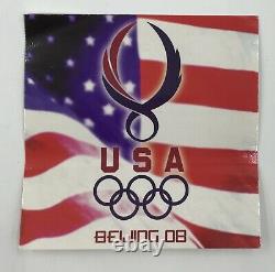 2008 Beijing. 999 Silver Proof USA Olympic 3 Coin Set In Original Box & Coa