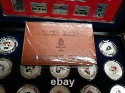 2008 Beijing Olympics Commemorative 1oz 40oz Fine Silver Coins Series 40 Pc Set