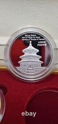 2008 Beijing Olympics Official License Gold And Silver Commemorative Coin Set a