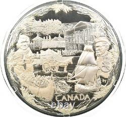 2008 Canada 250 Dollars Silver Olympic Games Towards Confederation With OGP 3720