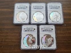 2008 Canada Vancouver OLYMPICS $25 Coins Hologram NGC PF69 Set 2010 Olympics
