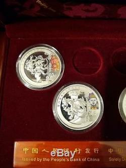 2008 China Beijing Olympics 10 Yuan Set 1, 2 & 3 Total 12 Silver Coins NewithUNC