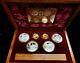 2008 China Beijing Olympics 6 Pc Proof Gold & Silver Coin Set Withcoa & Box (ogp)