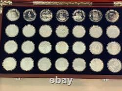 2008 Olympic Games Beijing r Set Of 30 SILVER Coins/medallions(1 OZ) All Olymp
