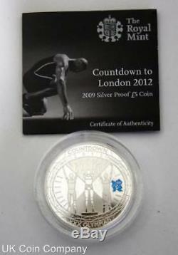 2009 2012 Countdown To London Olympics Silver Proof £5 Royal Mint 4 Coin Set