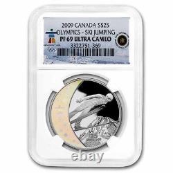 2009 8-Coin Silver & Gold 2010 Olympics PF-69 NGC SKU#255536