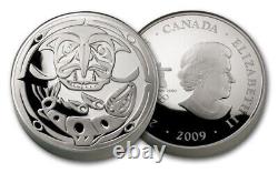 2009 Canada $250 1 Kilo Silver OLYMPIC TOTEM Rare XL Coin With Box & Cert 32oz