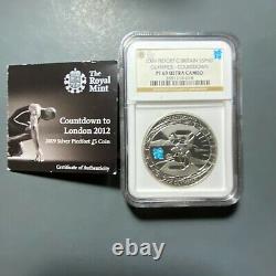 2009 PIEFORT S5PND G. Britain Olympic SILVER Coin NGC PF69 UCAM ASW=1.6821(65150)