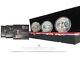 2009 Silver Proof London 2012 Olympic 3 Coin Set £5 Royal Mint Piedfort