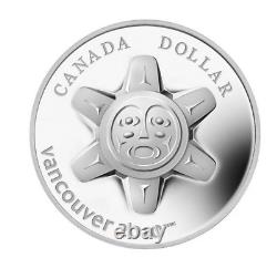 2010 $1 Vancouver 2010 Olympic Winter Games The Sun Sterling Silver Coin