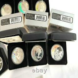 2010 $25 Vancouver Olympic Winter Games Sterling Silver 15-coin Set