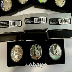 2010 $25 Vancouver Olympic Winter Games Sterling Silver 15-coin Set