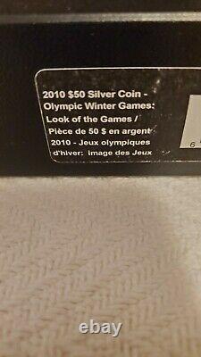 2010 5 oz Canada Silver Coin Olympic Winter Games