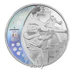 2010 Canada $25 Vancouver Olympic Winter Games Sterling Silver 15-Coin Set