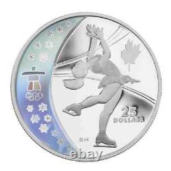 2010 Canada $25 Vancouver Olympic Winter Games Sterling Silver 15-Coin Set