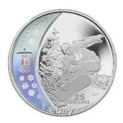 2010 Canada $25 Vancouver Olympic Winter Games Sterling Silver 15-Coin Set