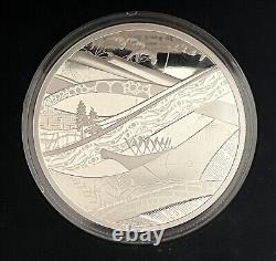 2010 Canada $50 Silver Proof Coin Olympic Winter Games Look of the Games 5 oz