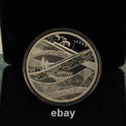 2010 Canada Vancouver Olympics $50 Silver 5oz Coin The Look of the Games. 9999