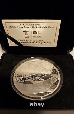 2010 Olympic Winter Games Pure 5oz. 9999 silver coin Canada