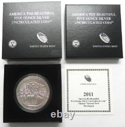 2011 OLYMPIC PARK America The Beautiful ATB 5 Oz Silver Coin withBox/COA NP8