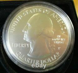 2011-P 5 oz Silver Olympic National Park ATB Uncirculated Burnished Coin with Box