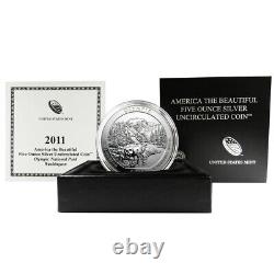 2011-P Burnished Silver ATB Olympic National Park, Box, OGP & COA
