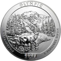 2011-P Burnished Silver ATB Olympic National Park, Box, OGP & COA