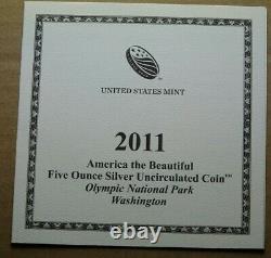 2011-P Olympic 5 Ounce Silver Coin New in Mint