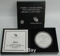 2011 P Olympic Atb Silver 5 Oz America The Beautiful Specimen Box Coa Np8