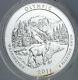 2011-p Olympic National Park 5 Oz Pure Silver Specimen Coin Mint Packaging & Coa