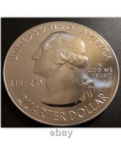 2011 US Mint 5oz silver state quarter Washington Olympic 2-coins 10 Ounces