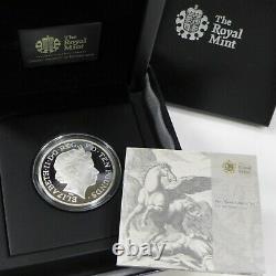 2012 GREAT BRITAIN 5 oz SILVER 10 POUNDS LONDON OLYMPICS PEGASUS in Box withCOA