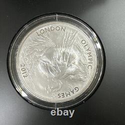 2012 Great Britain Silver 10 Pounds London Olympics 5oz Silver pegasus