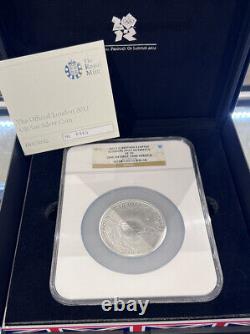 2012 Great Britain Silver 10 Pounds London Olympics Pegasus Ngc Pf 69