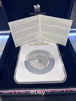 2012 Great Britain Silver 10 Pounds London Olympics Pegasus Ngc Pf 69