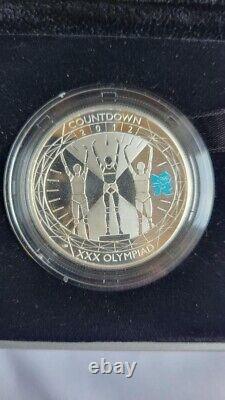 2012 London Countdown to Summer Olympics 1 oz silver coins