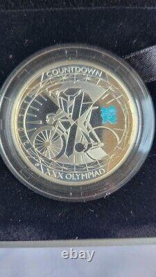 2012 London Countdown to Summer Olympics 1 oz silver coins
