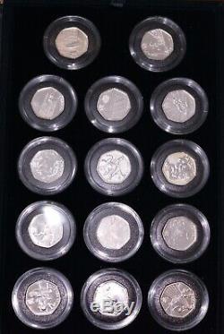 2012 London Olympic 50p Silver Sports Collection 29 X Coins Bu Set 25