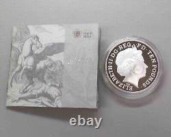 2012 Queen Elizabeth II London Olympic Games 5 Oz Silver 10 Pound Coin