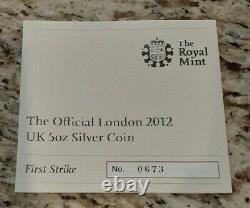 2012 Silver 5oz £10 London Olympics PEGASUS 1 of 1st 1000 Britain NGC PF69 & OGP