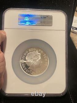 2012 Silver 5oz £10 London Olympics Pegasus 3 of 1st 1000 Britain NGC PF70 & OGP