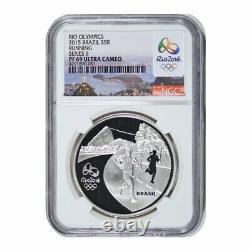 2015 Rio Brazil Olympic 5 Coin Gold and Silver Proof Coin Set NGC PF70