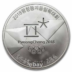 2018 1/2 oz Silver PyeongChang Winter Olympic Skeleton Proof SKU#279200